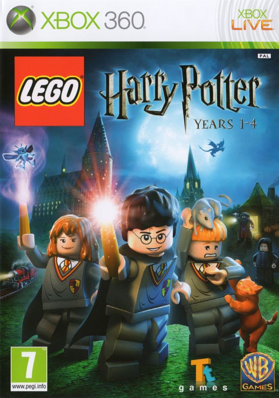 LEGO Harry Potter: Years 1-4 box art for Xbox 360